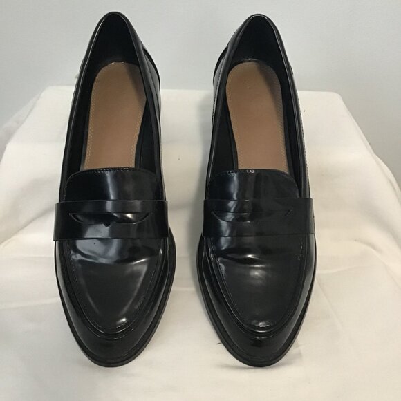 Asos Design Faux Patent Leather Mail Loafer Size 9 - Picture 2 of 11
